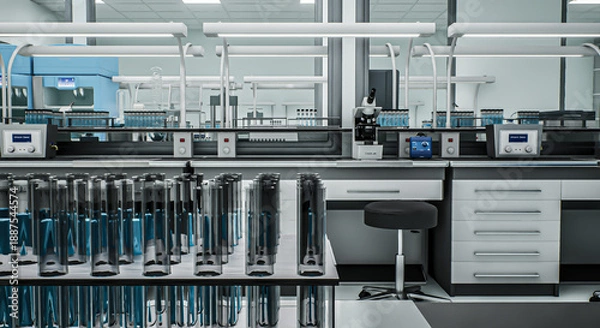 Obraz ラボ　静寂な無菌室