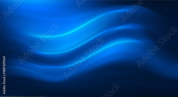 Obraz Blue Abstract vector background