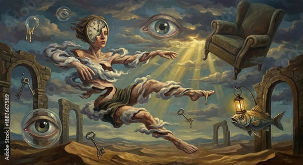 Obraz dragon in the temple