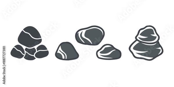 Obraz Abstract rock illustration