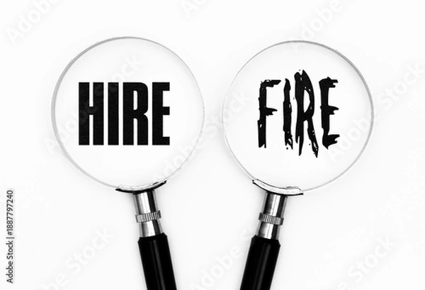 Obraz Hire or fire?
