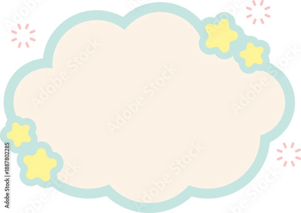 Fototapeta Text Box Label Note