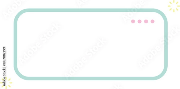 Fototapeta Text Box Label Note