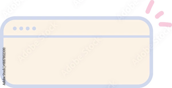 Fototapeta Text Box Label Note