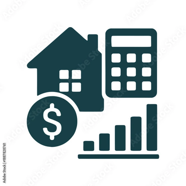 Obraz Household economy icon