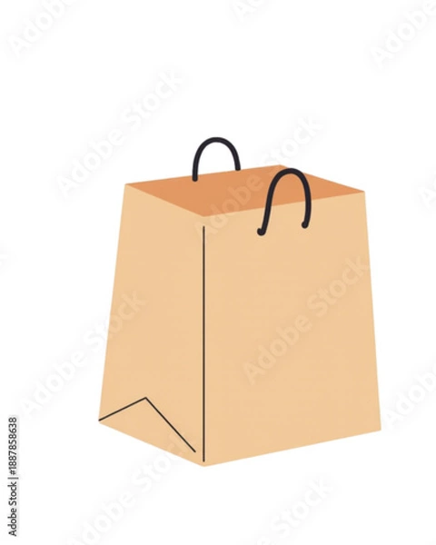 Fototapeta brown paper bag