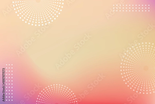 Obraz Colorful and soft gradient banner background