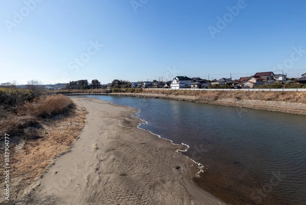 Obraz 千葉県市原市を流れる養老川