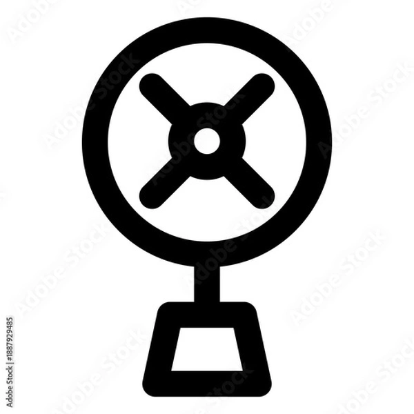 Obraz electronic device outline icon set