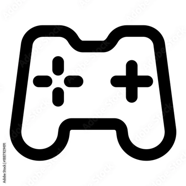 Obraz electronic device outline icon set