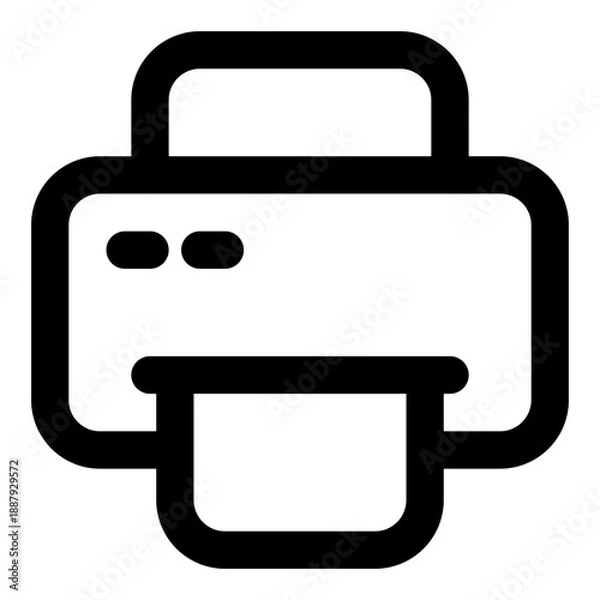 Obraz electronic device outline icon set