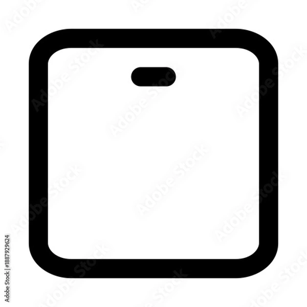 Obraz electronic device outline icon set