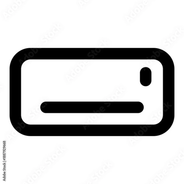 Obraz electronic device outline icon set