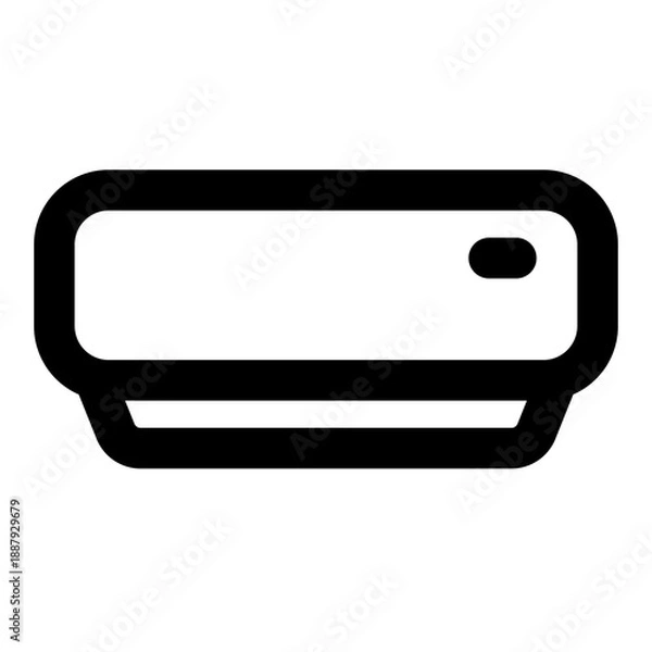 Obraz electronic device outline icon set