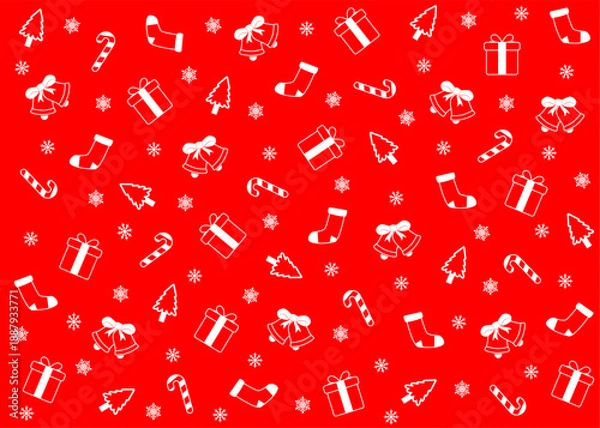Fototapeta background with a Christmas theme