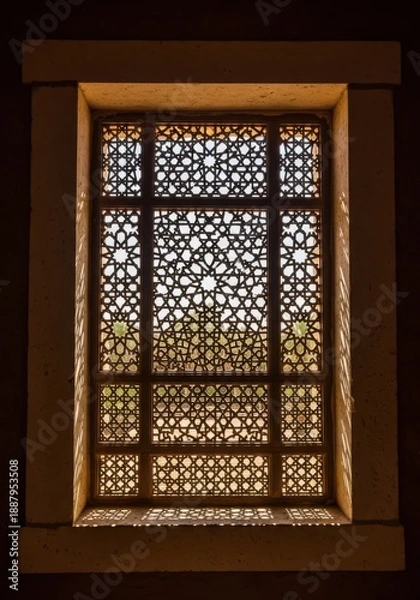 Obraz Arabesque window design saudi arabia