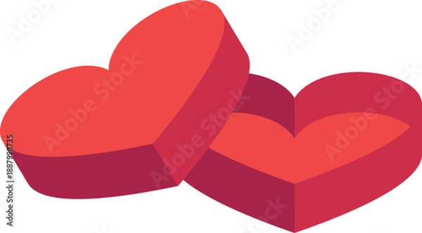 Obraz Love Box Vector Design