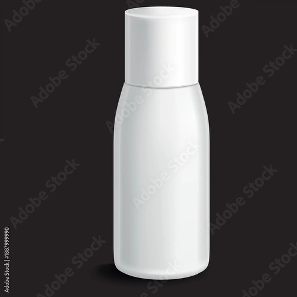Obraz White Perfume Bottle Vector Design