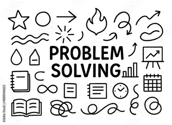 Obraz Problem Solving Icons