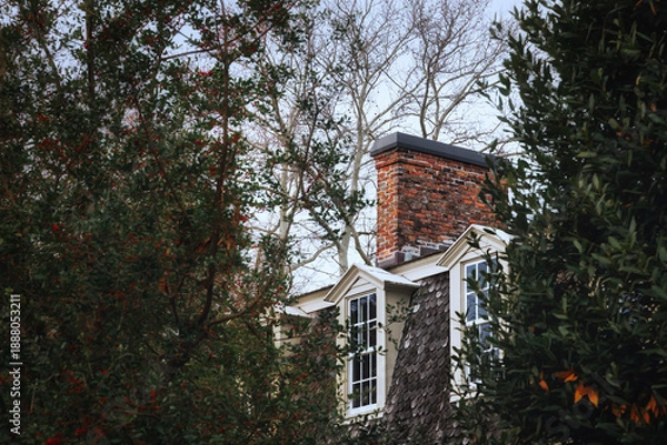 Obraz Land Windows and Chimney