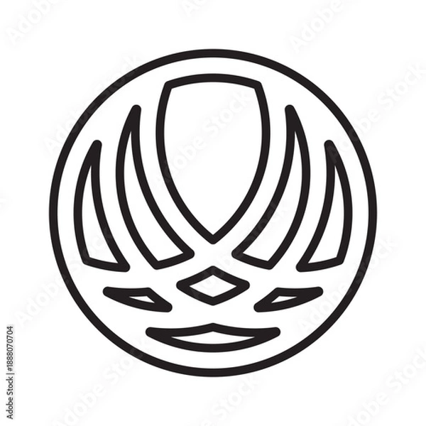 Fototapeta abstract icon design vector 