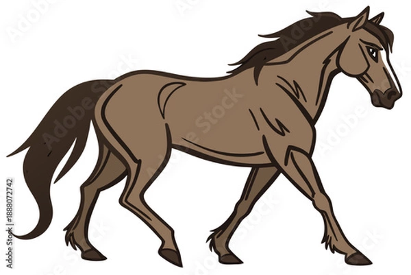Obraz horse vector illustration