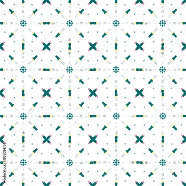 Obraz seamless pattern with colorful stars