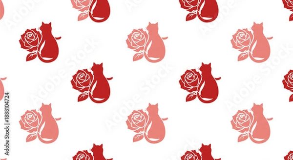 Obraz fire seamless pattern