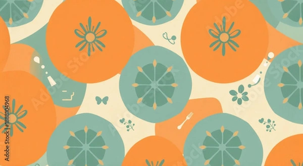 Obraz seamless floral pattern