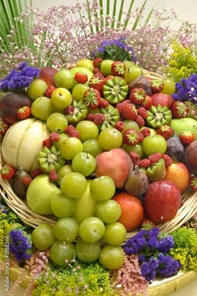 Fototapeta koszyk na owoce