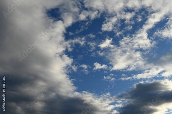 Fototapeta  青空と雲「雲の風景」広がりを求めて、広がりのある、可能性などのイメージ