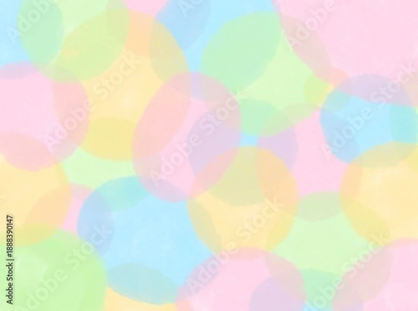 Obraz カラフルな水彩風背景