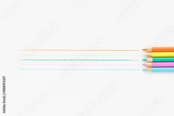 Obraz ポップな色鉛筆
