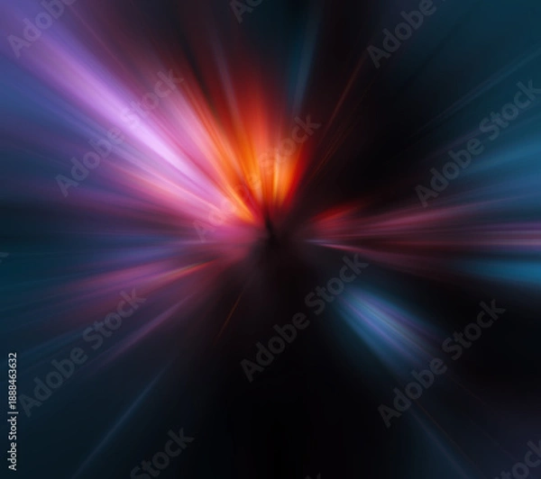 Obraz abstract background with rays