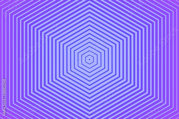 Fototapeta Minimal lines and hexagon background. Vibrant colors abstract trendy geometric. 