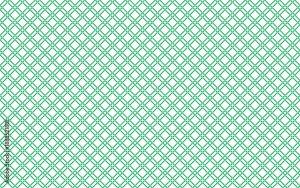 Obraz Ramadan green islamic geometric seamless pattern lattice