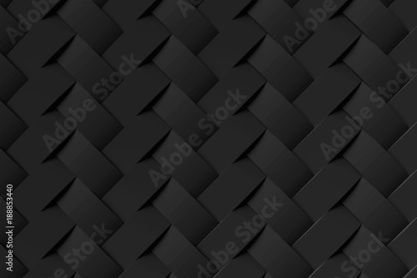 Obraz Weaving background. 3D rendering.