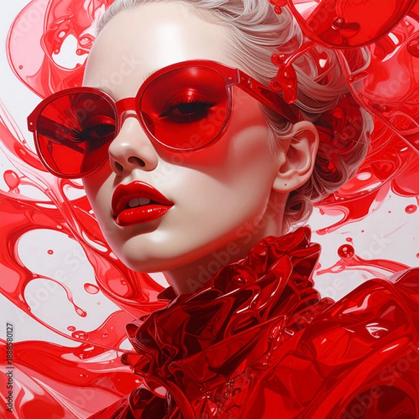 Obraz 赤のイメージ