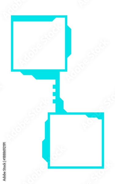 Fototapeta technology infographic layout