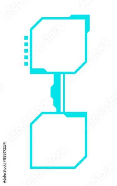 Fototapeta technology infographic layout