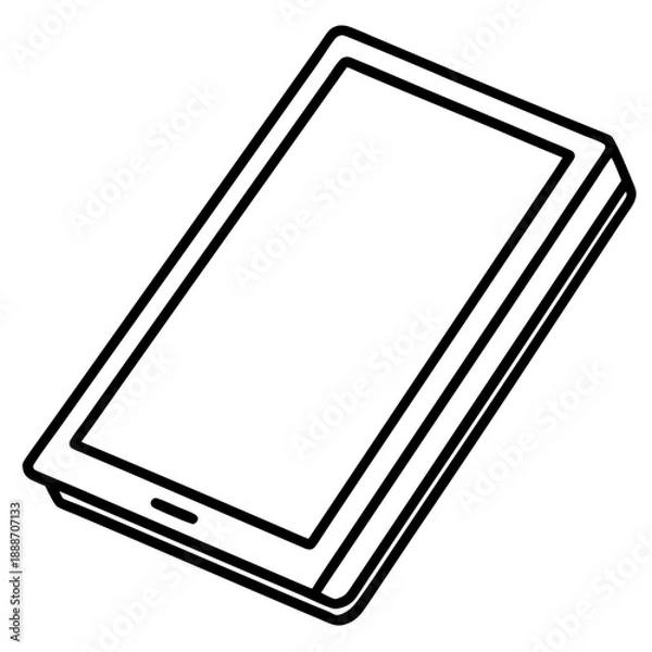 Obraz Screen protector line art vector