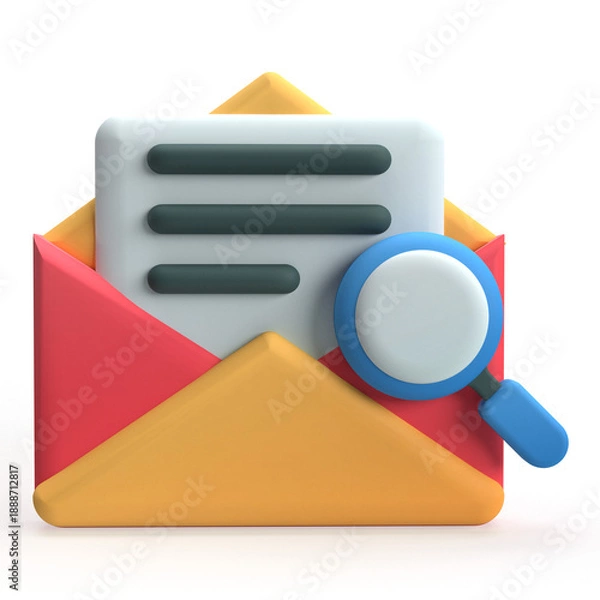 Fototapeta Search Email