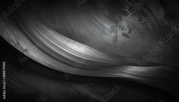 Fototapeta Abstract Dark Wavy Background Texture.