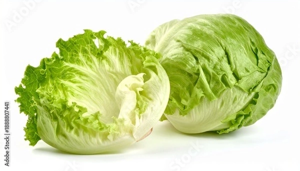 Obraz Eisbergsalat freigestellt