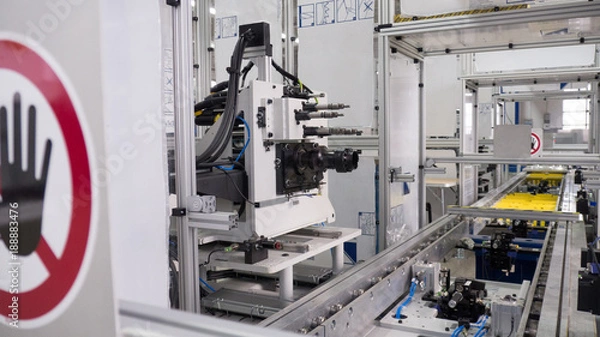 Fototapeta assembly station factory