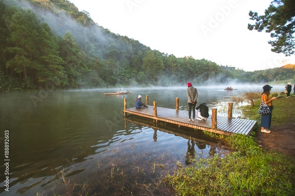 Obraz Pang Oung Lake at Mae Hong Son ,Thailand