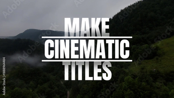 Obraz Cinematic Titles