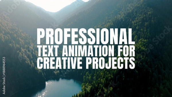 Obraz Professional Text Animation for Creative Projects