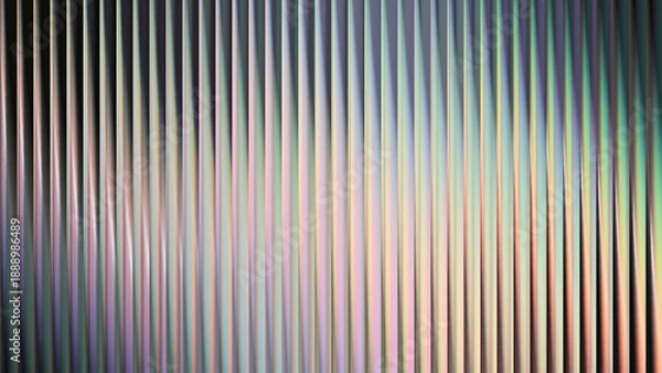 Obraz Vibrant colorful gradient stripes background with dynamic light effect