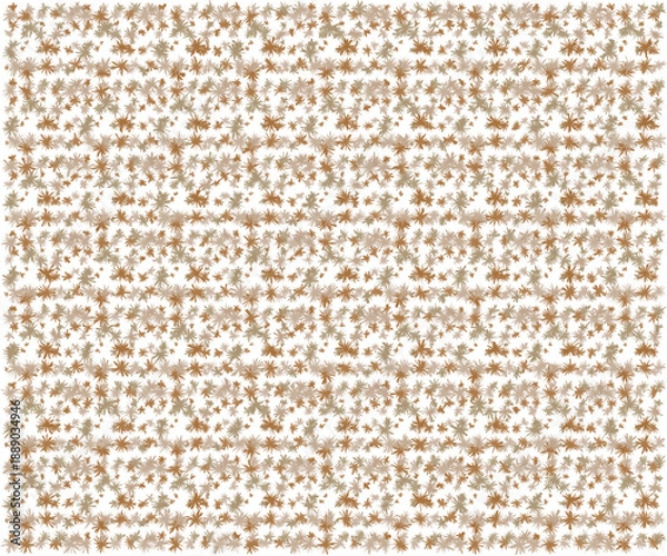 Fototapeta Seamless Brown Abstract Organic Pattern Texture White Background